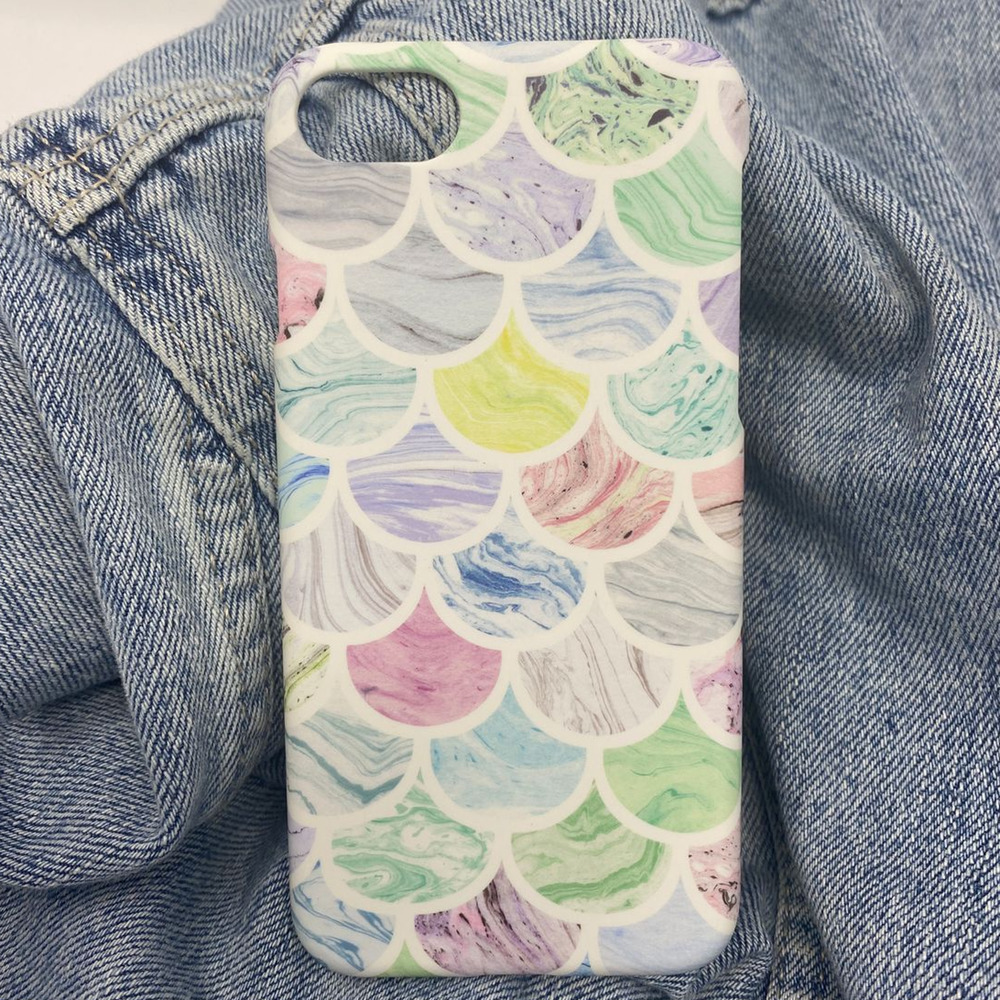 iPhone 6s Case Matte Marble Cover
